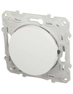 Interrupteur va et vient blanc Schneider Odace